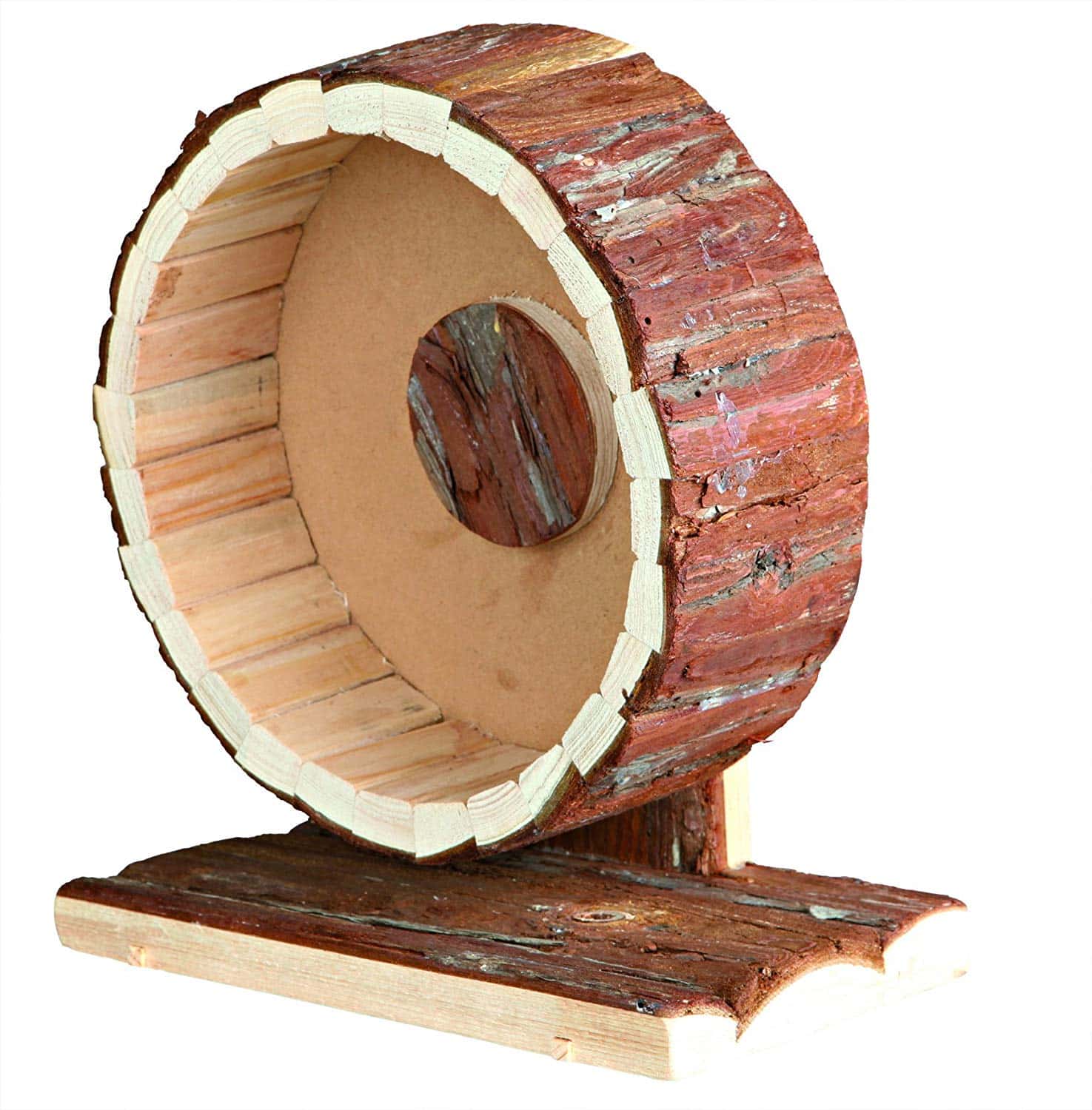 roue bois hamster accessoire
